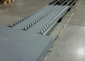 Pallet Flow Ramp with Diamond Plate