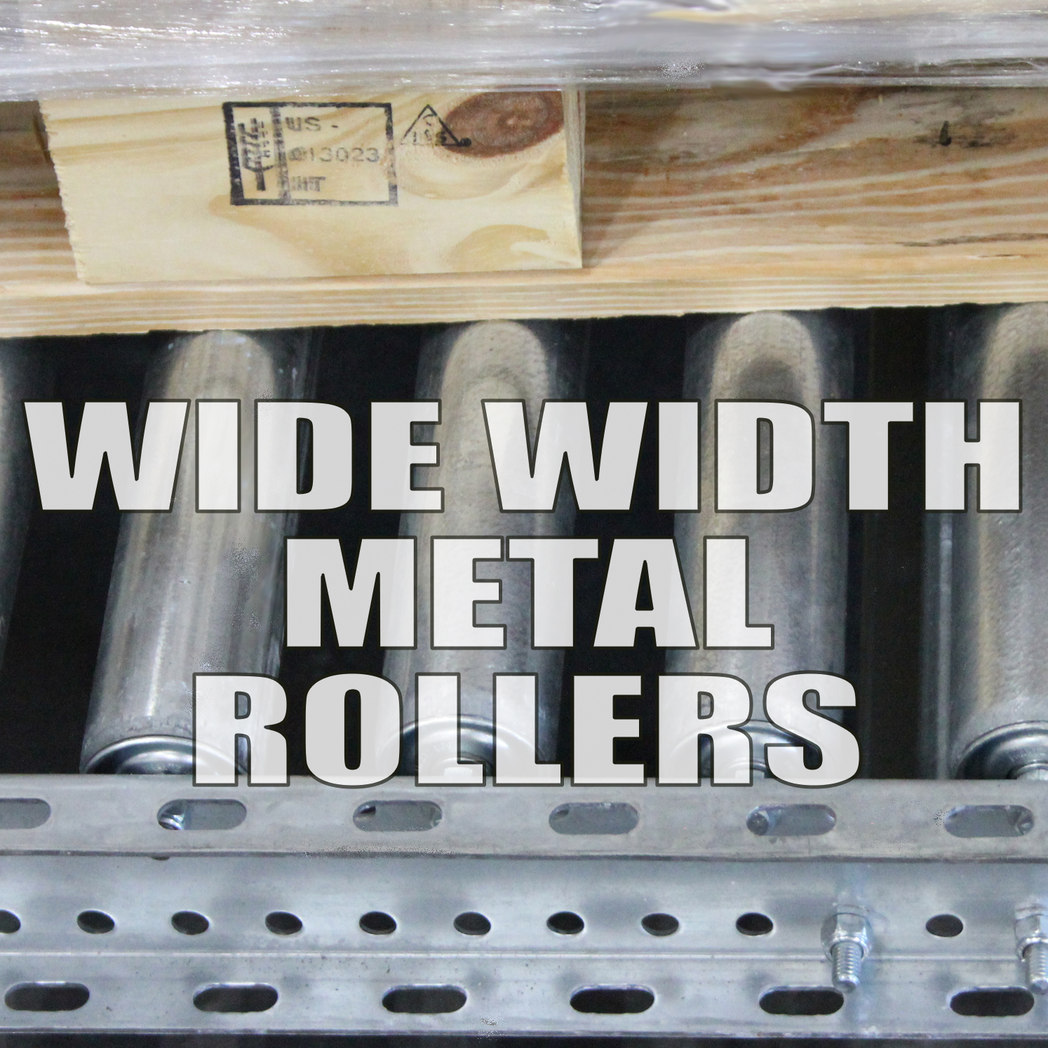 Steel Wide-Roller Pallet Flow