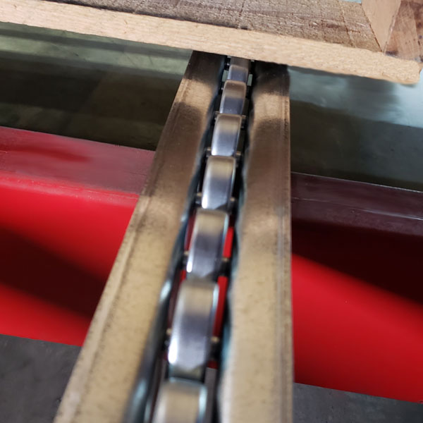 Single Metal Wheel Pallet Flow