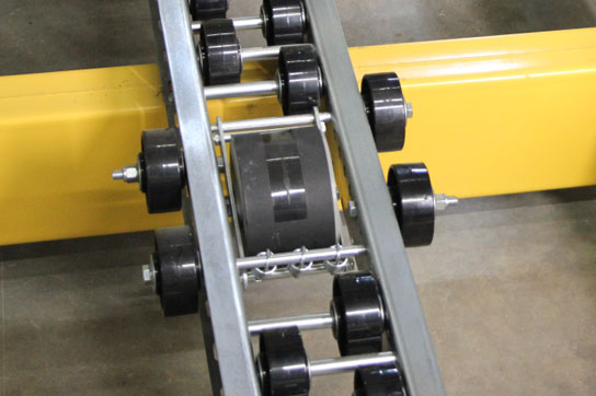 Pallet Flow Braking System on Deep Lane Gravity Flow